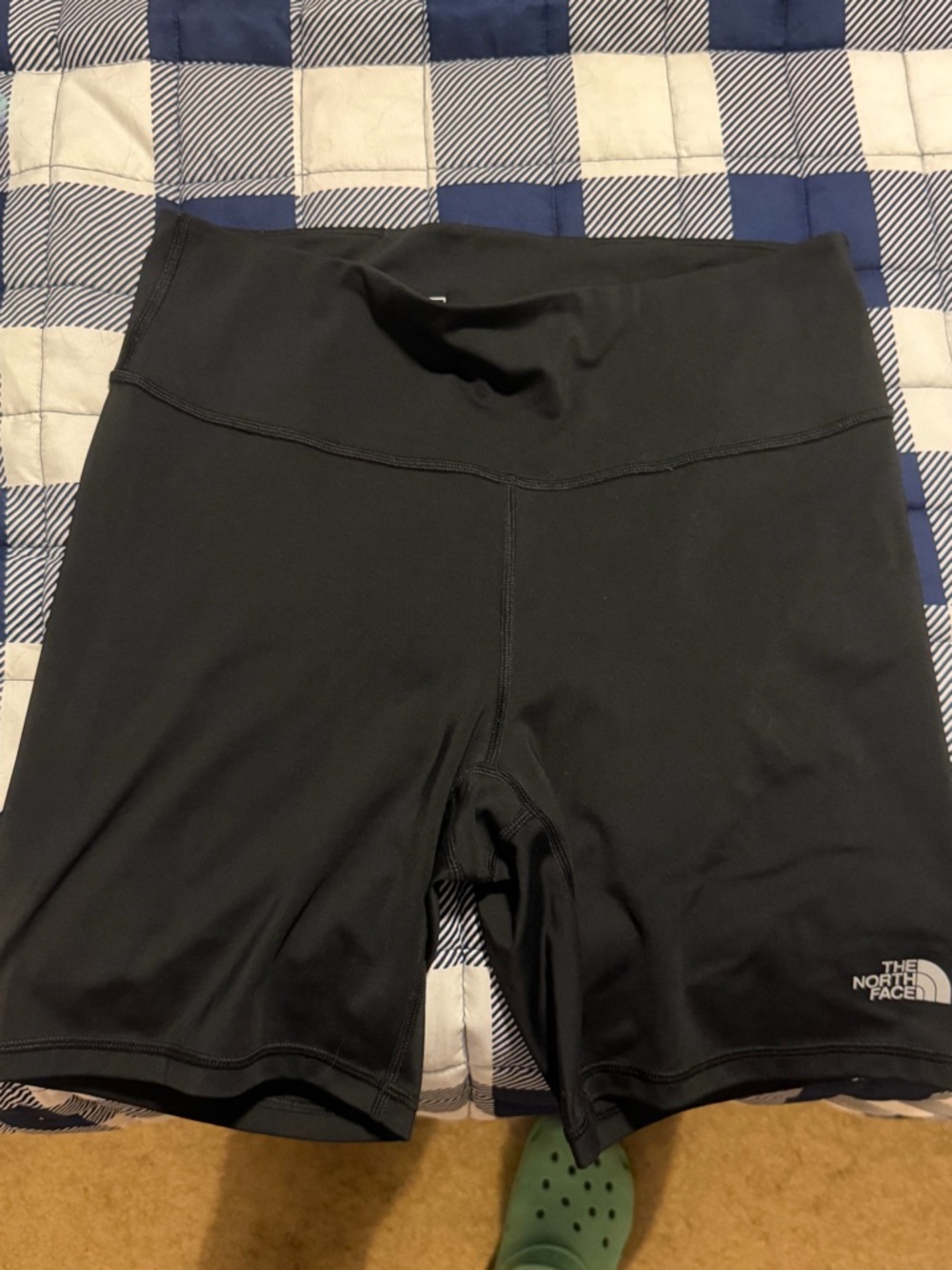 The North Face Black Women's Bike Shorts with Subtle Logo